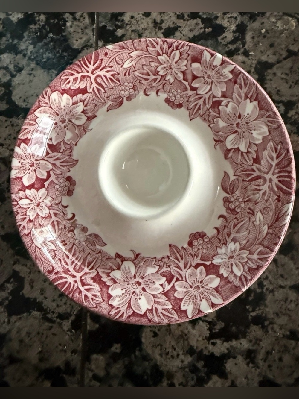 2 Johnson Brothers Floral Scenes Pink 5” Egg Plate Holder. ThreeAvailable. New